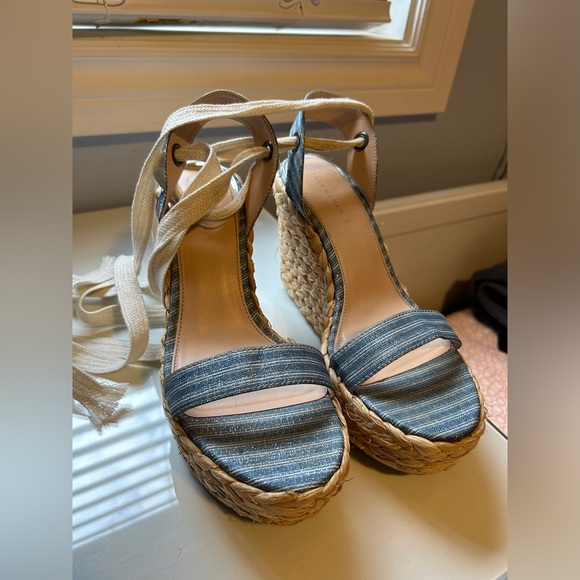 Zara Woman Platform Wedge Sandals 40 - Picture 7 of 12